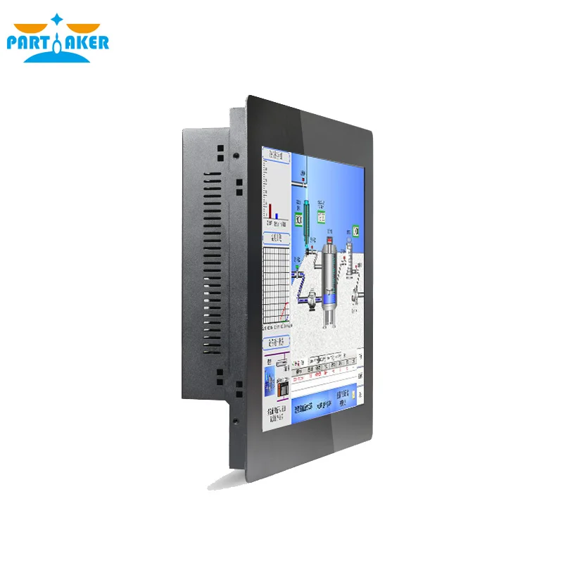 15 Inch All In One Computer With 2MM Thin Panel Made-In-China 5 Wire Resistive Touch Screen Intel Atom D2550