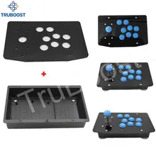 DIY ручка Аркады Комплект Наборы заменяемой аркада джойстик акрил Панель и чехол