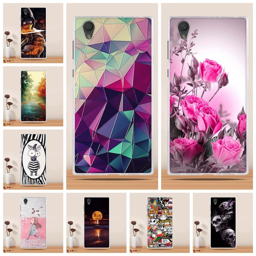 

Phone Case for Sony Xperia L1 G3311 G3312 G3313 Case 3D Printing Soft Silicone fundas Cover for Sony Xperia E6 L1 5.5inch Cover
