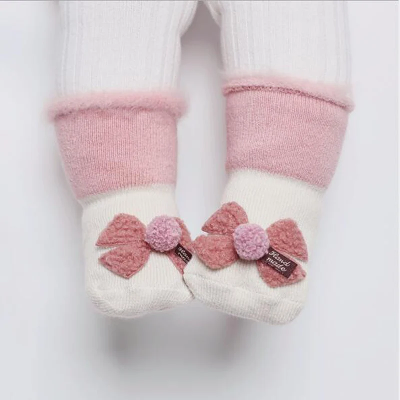 Baby Terry Socks Warm Winter Thick Newborn Cotton Boys Girls Cute Toddler Socks Infant Animal Funny Sock
