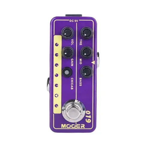 MOOER 019 UK Gold PLX гитарная педаль высокого качества двухканальный предварительно