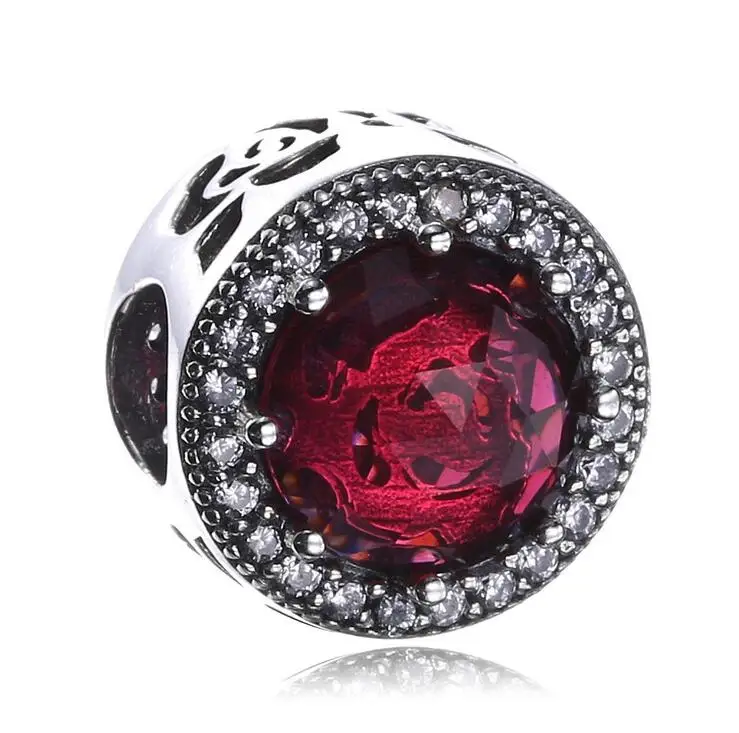 

Beauty versus Beast tender and beautiful rose pave Clear CZ Authentic 925 Sterling Silver Fits Pandora Bracelets DIY making