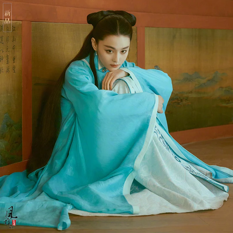 Zhang XunYu 4 вида конструкций костюм феи Hanfu Ming династия песен женский костюм для ТВ Игры цветы летают по всему небом