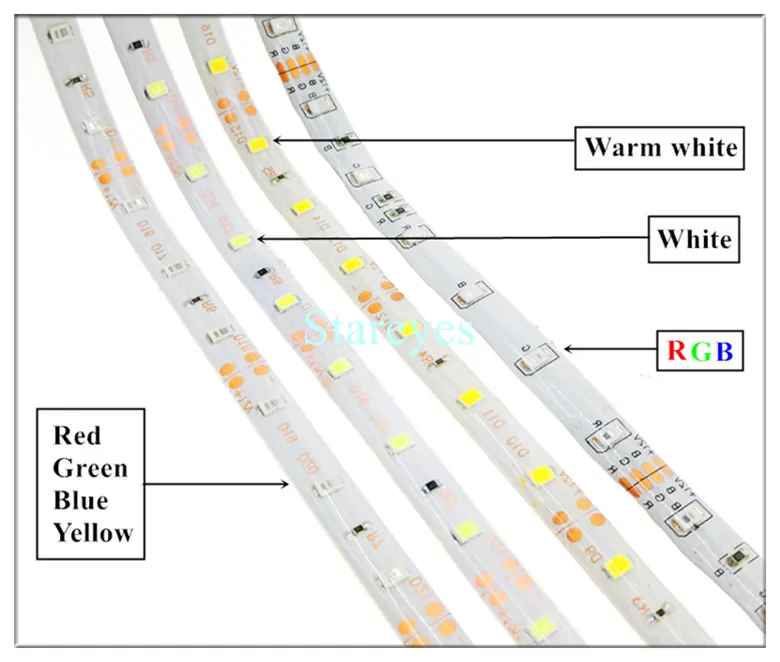 1 комплект 5 м SMD 3528 2835 300 светодиодный RGB светодиодный лента для фонарика светодиодный светильник водонепроницаемый светильник ing полоса+ ИК пульт дистанционного управления+ 2A адаптер питания