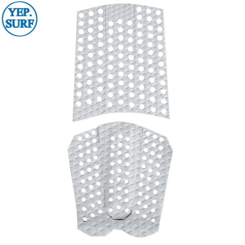 

Surfboard EVA Deck Grip Pad Surf Traction Pad Front pad and tail pad full set for Surfboard white colors presale