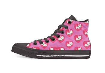 

I Love My Westie Novelty Design Casual Canvas Shoes Custom shoes Drop Shipping