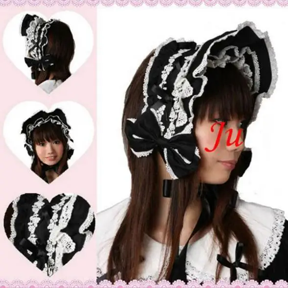 

Sissy maid Lolita Sweet Headpiece Cosplay Costume Tailor-made[CK683]