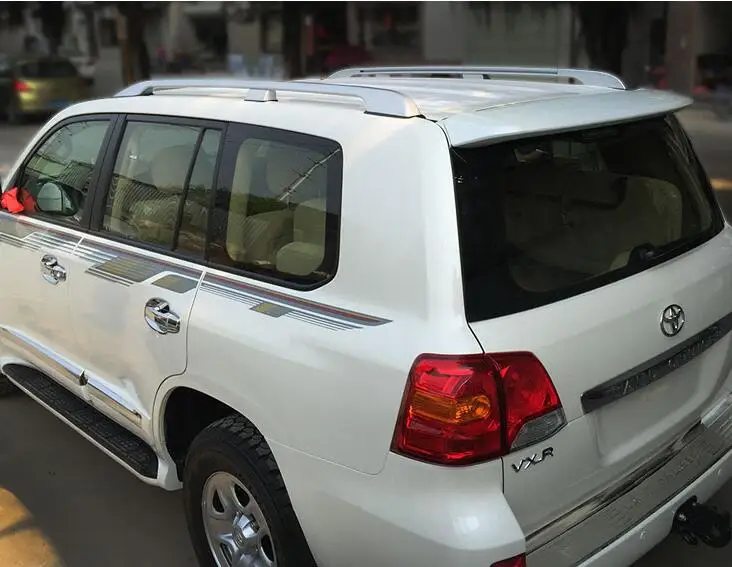 Алюминиевый сплав багажник на крышу автомобиля багажная стойка для TOYOTA Land Cruiser