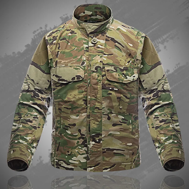 Новинка, армейский Военный стиль, тактическая рубашка для мужчин, тефлоновая нейлоновая дышащая мужская повседневная одежда с длинным рукавом, спецназ, армейские рубашки