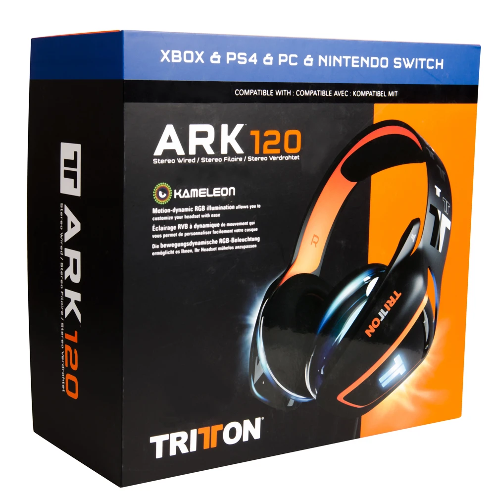 TRITTON ARK 120 усиленная стерео RGB игровая гарнитура для Playstation 4 Xbox One nintendo Switch|Наушники