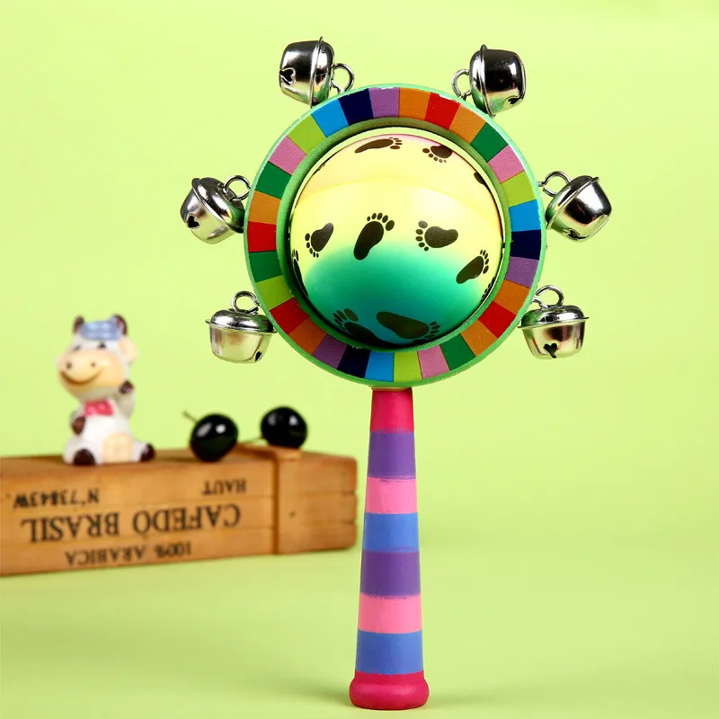Деревянный мультфильм детские головоломки кровать колокол Подходит для возраста 0-3 ребенка головоломки деревянный удобный игрушки лучше для дети подарок на день рождения для малыша