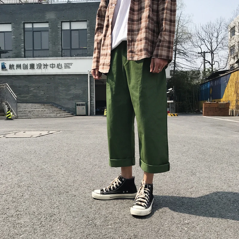 Summer Autumn New Linen Loose Wide Leg Casual Men's Overalls Personality Fashion Popular Simple Classic City Campus...