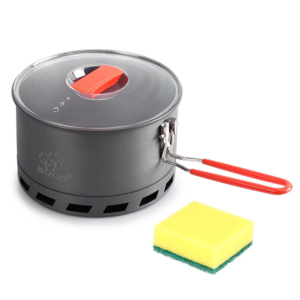 2.1L Outdoor Cook Pot Cooking Equipment Tools Portable Hiking Camping