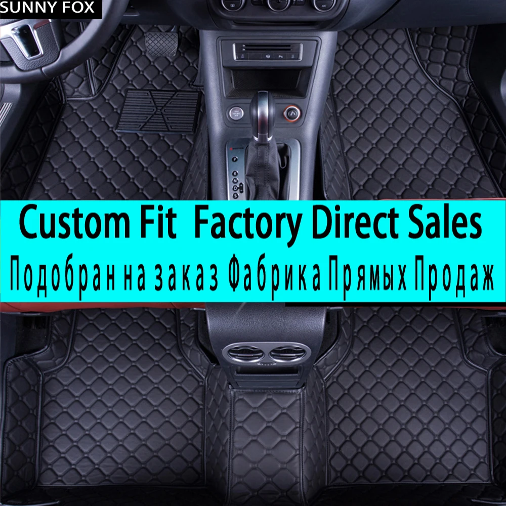 

SUNNYFOX Car floor mats for Kia Carens Rondo Sorento Sportage Optima K5 Forte 5D all weather car-styling carpet floor liners