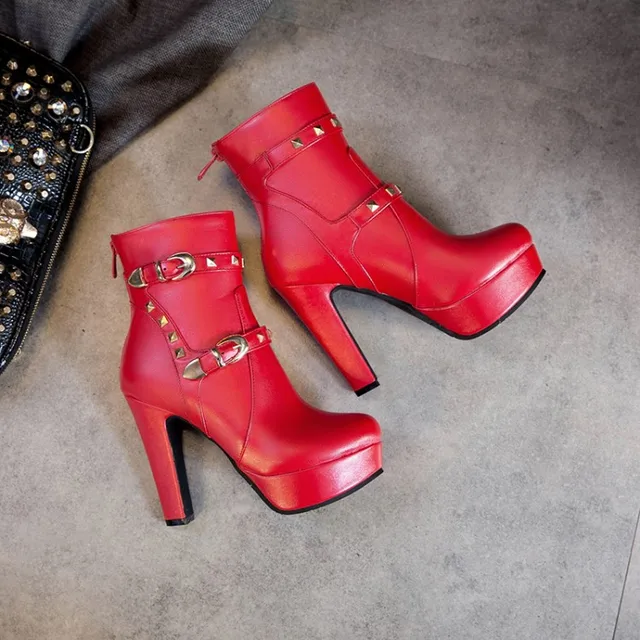 Oversize Large size Big Size boots women shoes ankle boots