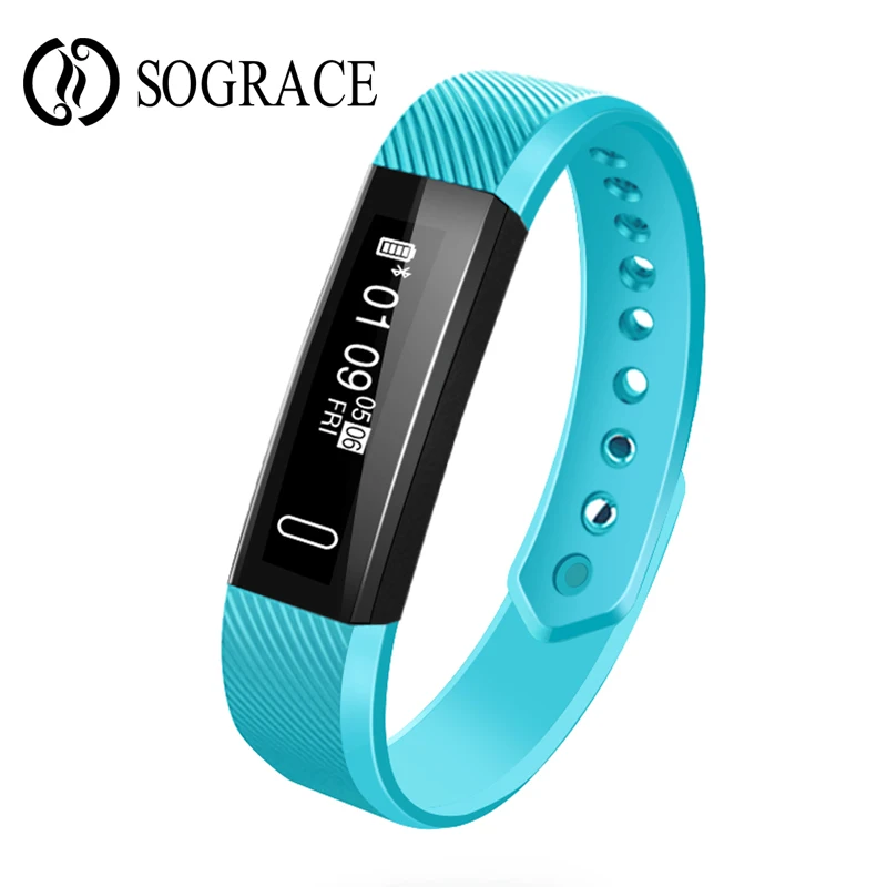 

Sport Smart Band Wrist Bracelet Wristband Heart Rate Monitor IP67 Waterproof Bluetooth Smartband For iphone Android for Women