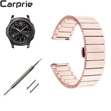 Новинка! Лучшая цена Нержавеющая сталь металлическая застежка из нержавеющей стали Смарт-часы ремешок для samsung Шестерни S3, высокое качество, Прямая поставка, jul26