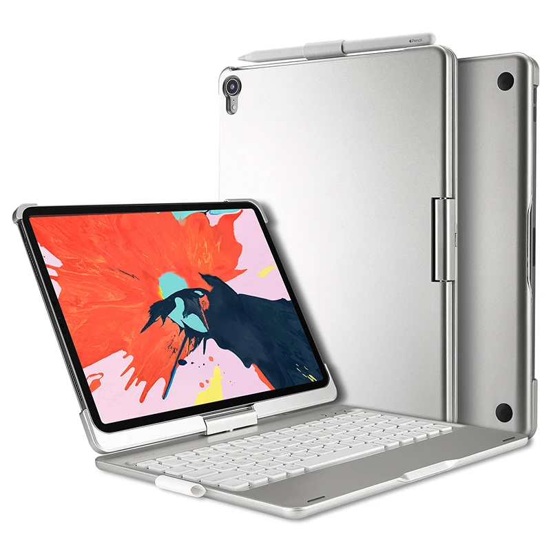 Чехол для iPad Pro 11 2018 A1934 a1987 A80 A2013 вращающийся 7 видов цветов с подсветкой