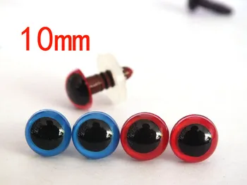 

blue and red color --per 10pairs-10mm crystal safety eyes