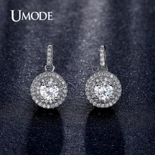 UMODE New Arrival Fashion Jewelry White Gold Color Earring Drop Earrings For Women Boucle D oreille