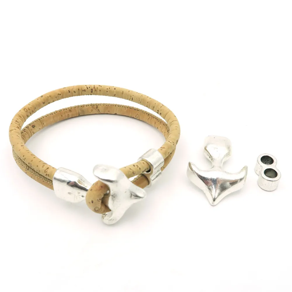 

10pcs arrow Anchor Bracelet clasp hook clasp for 5mm leather claps Antique sliver jewelry finding supply D-6-105