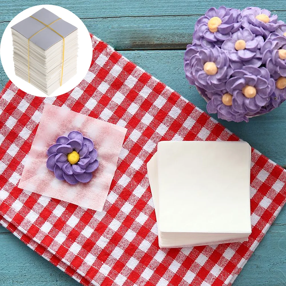 Hot 3000 Pcs Lot Greaseproof Pastry Piping Nail Flower