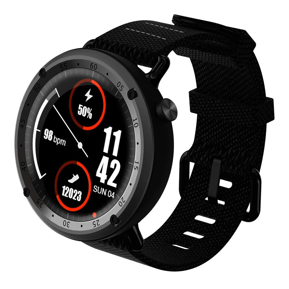 Black Интеллигентая(ый) часы gps интеллигентая(ый) часы IP67 Водонепроницаемый Цвет Экран монитор сердечного ритма Bluetooth Смарт-часы - Цвет: Black