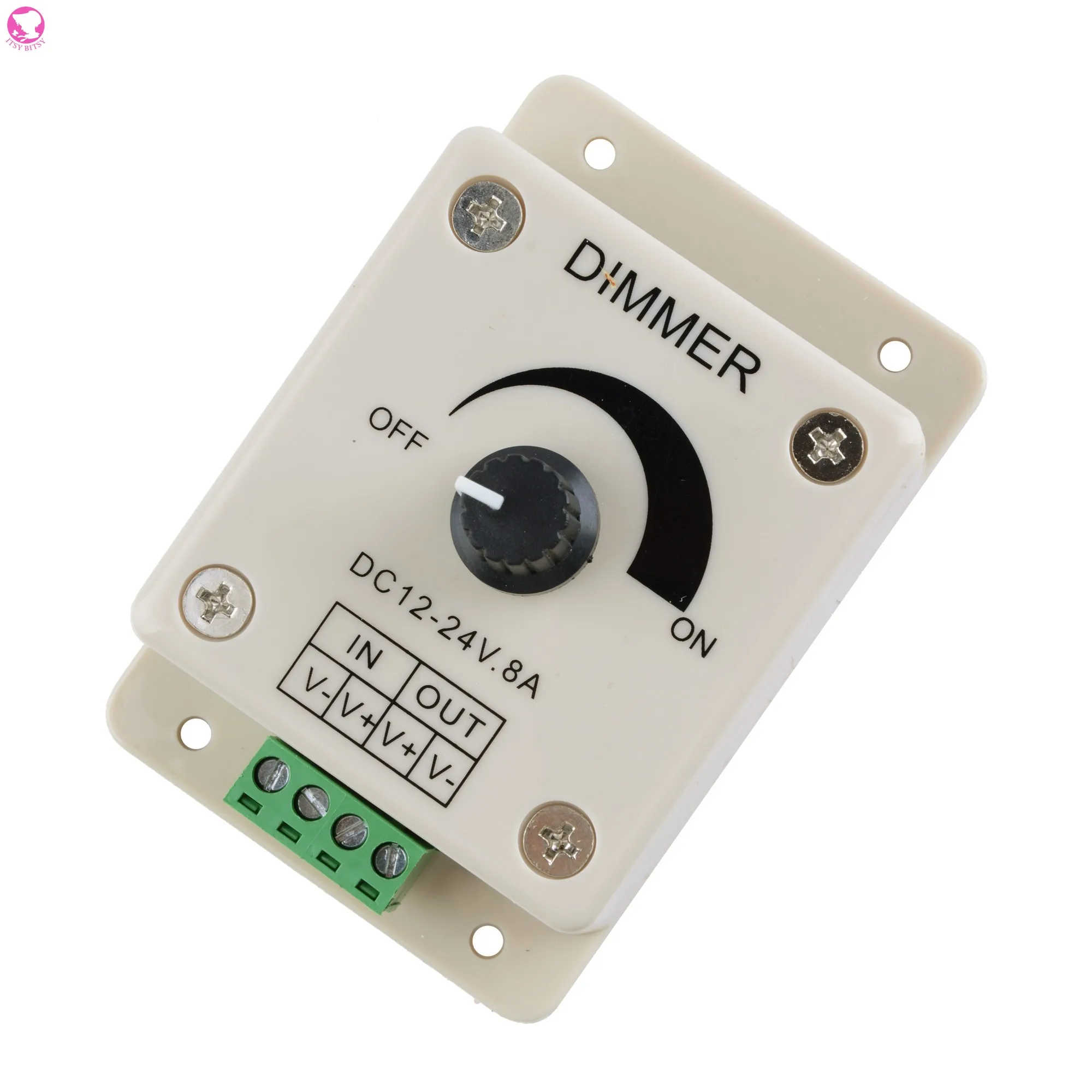 LED Dimmer Switch Control 12V/24V Brightness LED Driver Dimmers For