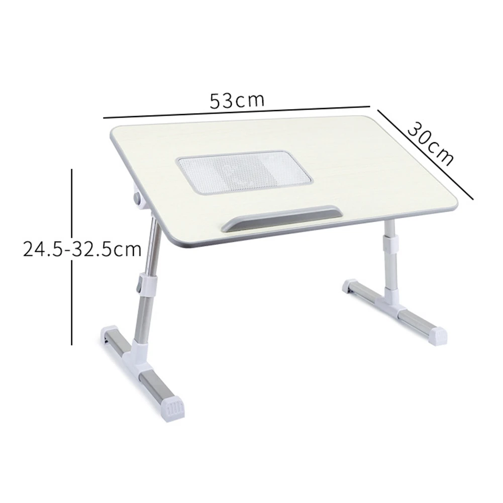 Складной мини-стол для ноутбука, регулируемый портативный стоячий стол для кровати, подставка для чтения