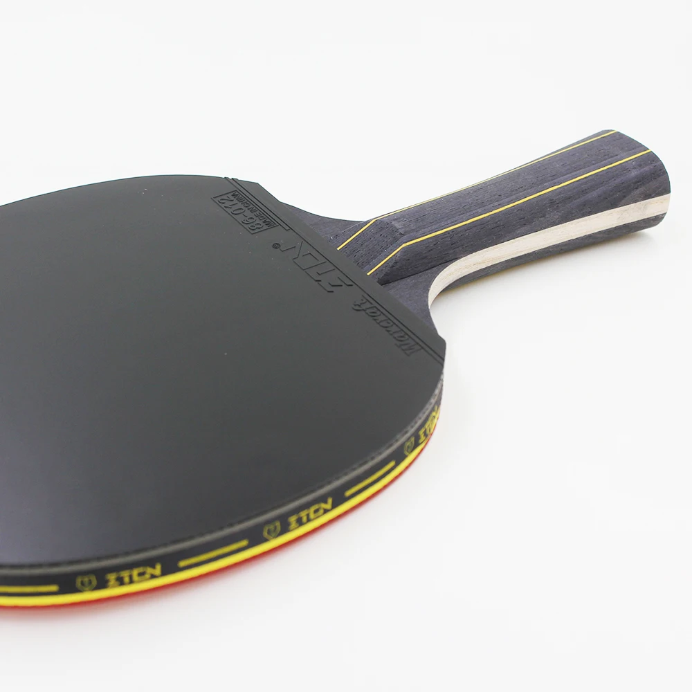 الأصلي 6 نجوم تنس طاولة مضرب Ddouble البثور في المطاط بينغ بونغ مضرب تنيس دي ميسا تنس طاولة