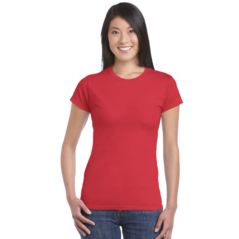 red t shirt jeans