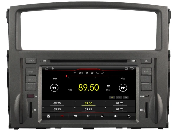 Excellent OTOJETA Brand Car Android 9.1 Multimedia Player for MITSUBISHI PAJERO 2006-2012 GPS Navigation Device with Camera Aux bluetooth 5