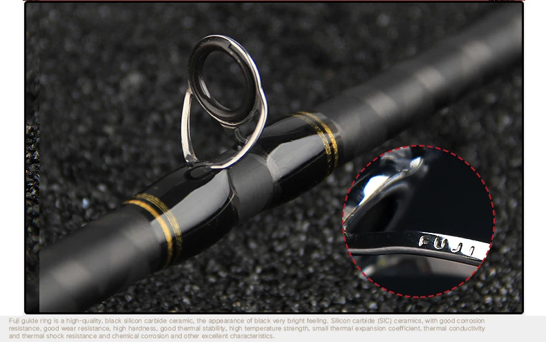 Spinpoler 2.1m 7' FULL FUJI PARTS Casting Type Fishing Rod Lure Weight 7-30g Super Power High Carbon Saltwater Beach Casting Rod  (6)