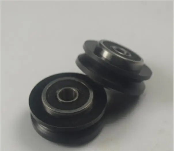 

Solid V Delrin Wheel 5mm bore - V Rail V Slot Aluminium Linear Extrusion 3D Printer RepRap CNC v-wheel Makerslide Openrail