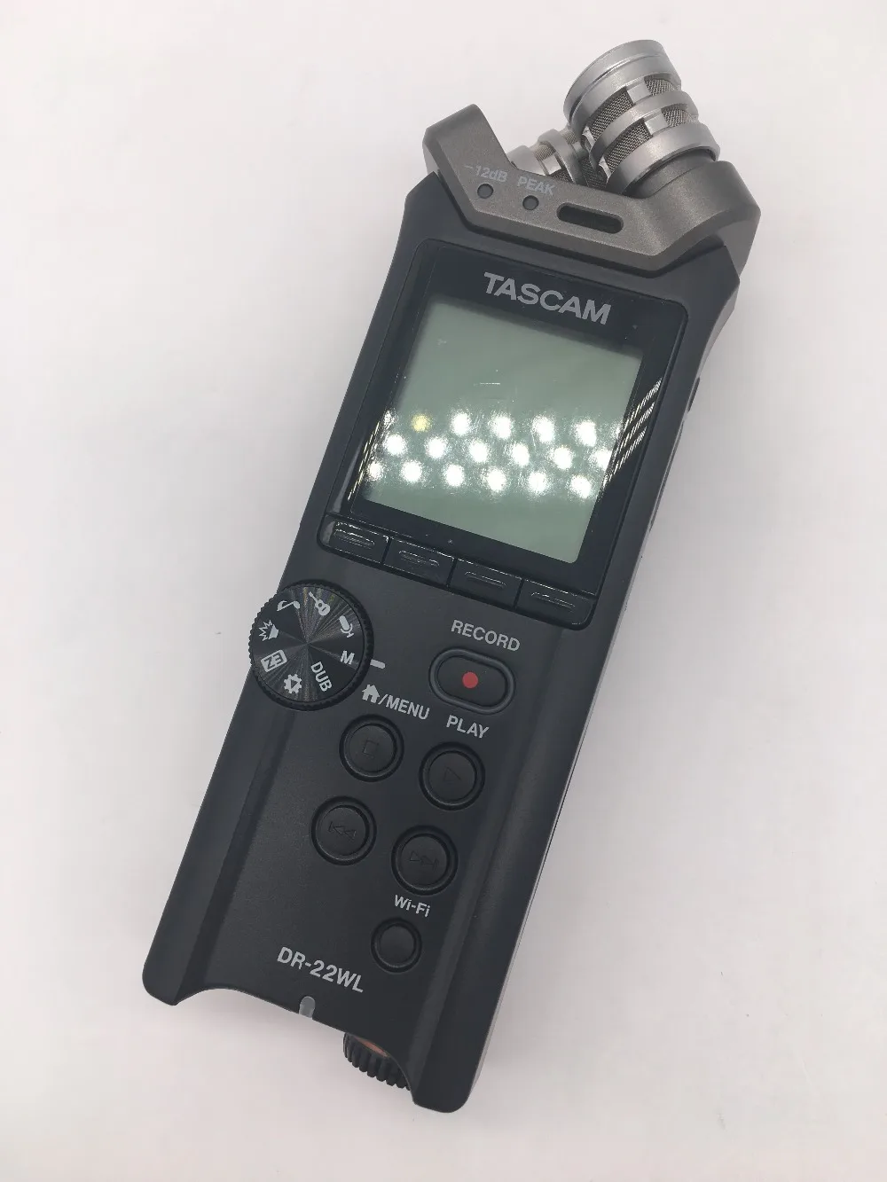 Tascam DR-22WL портативный ручной диктофон с Wi-Fi, XY шаблон Стерео конденсаторный микрофон двойной формат функция записи