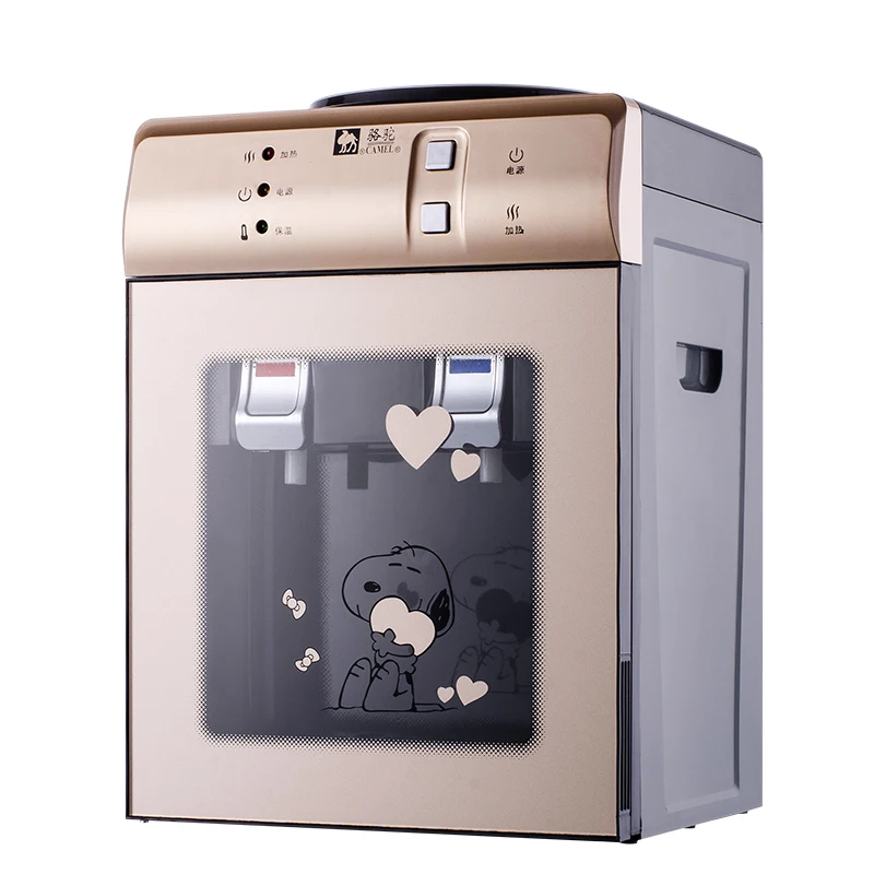 

Desktop Mini Cold&Hot Water Dispenser Hot Water Boiling Machine Icy Water Refrigeration Mini Home Design Water Heater with Door