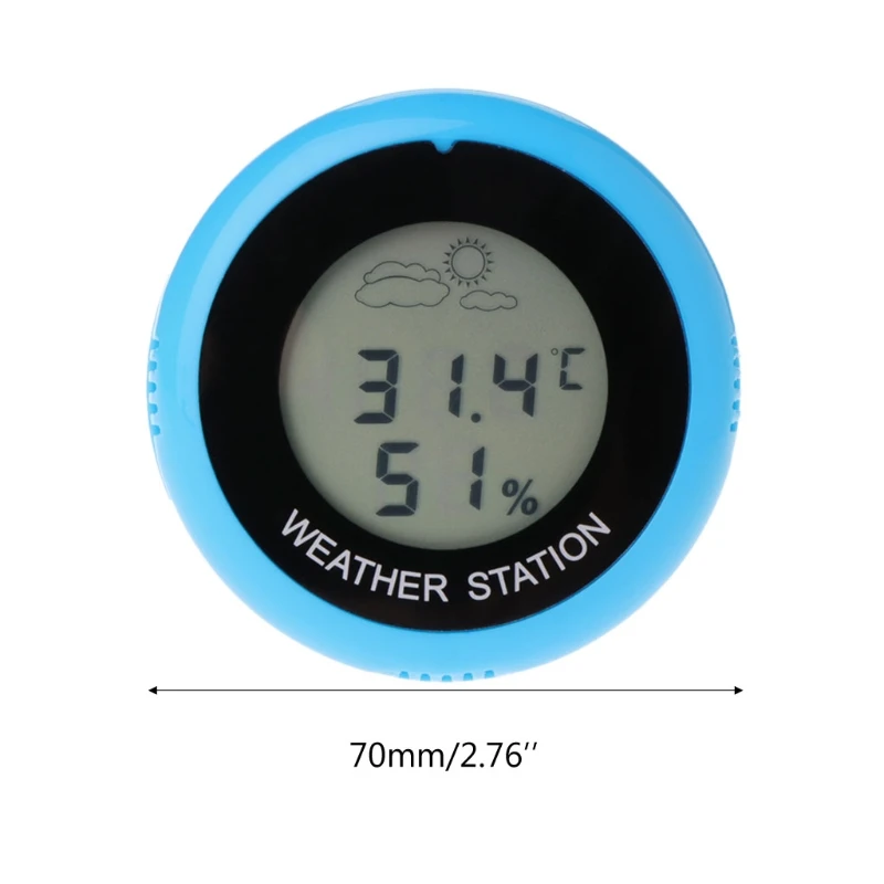 

Digital Thermometer Hygrometer for Indoor Reptile Breeding Box Weather Station