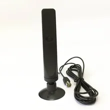 DVB-T ТВ антенна 16dbi с высоким коэффициентом усиления Цифровой Мобильный ТВ антенна присоска база 3 м кабель