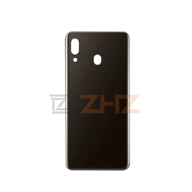 Для SAMSUNG Galaxy A20 A205 A30 A40 A405 2019 задняя крышка аккумулятора дверь пластиковая мягкая