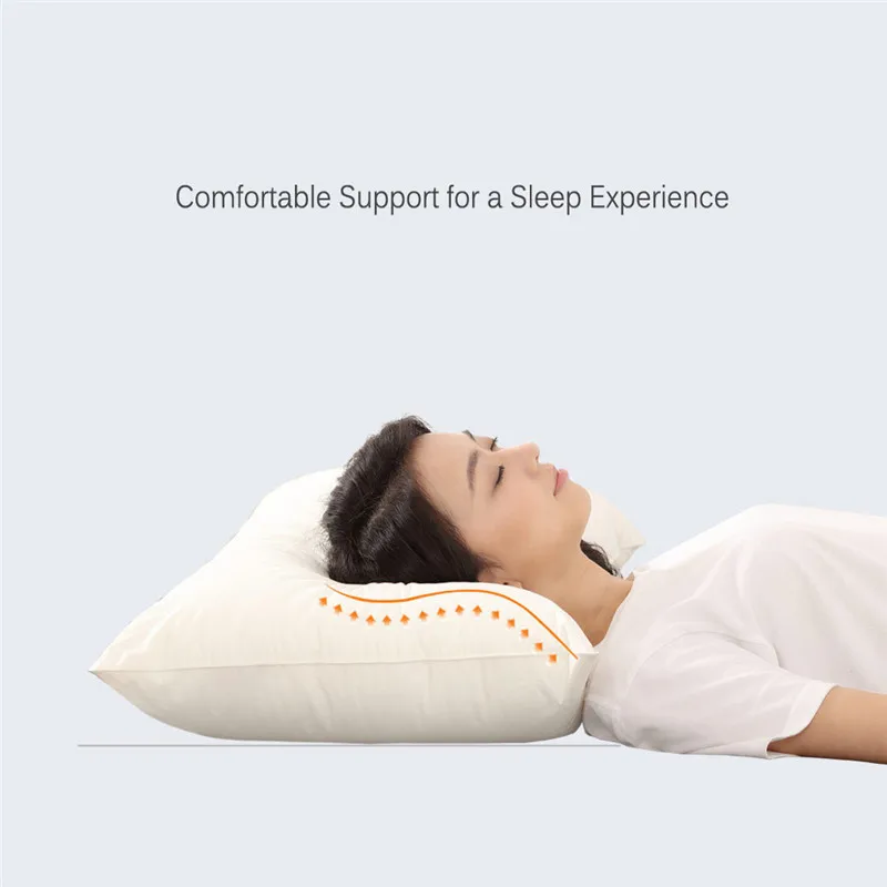 Оригинальная Подушка Xiaomi 8h 3d дышащая удобная эластичная подушка супер мягкая хлопковая Антибактериальная подушка для поддержки шеи