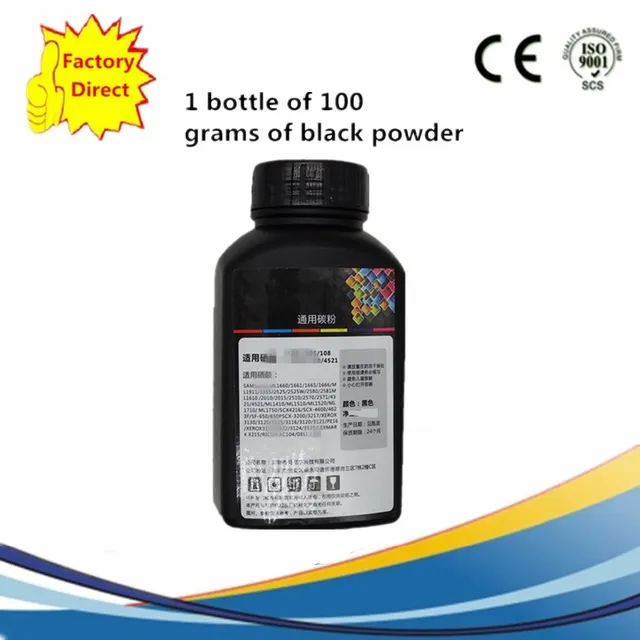 100G Original Black Refill Printer Toner Powder Kit for HP hp1025 cp1025 cp2025 1215 for Canon 7010 Laser Toner Power Printer 100g//Bottle,1 Pack