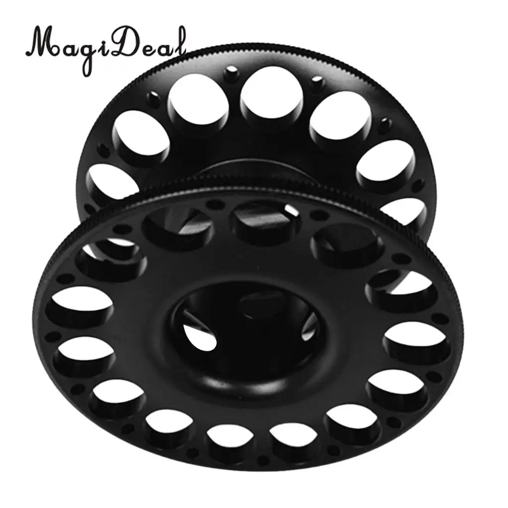 MagiDeal 2 Pieces Aluminum Alloy Scuba Diving Snorkeling Diver Finger Spool Dive Reel