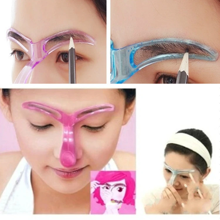 

3D Thrush Card Threading Eyebrow Makeup Tools Threading Artifact Thrush Aid Card Eyebrows Mold Cosmetic Accessories