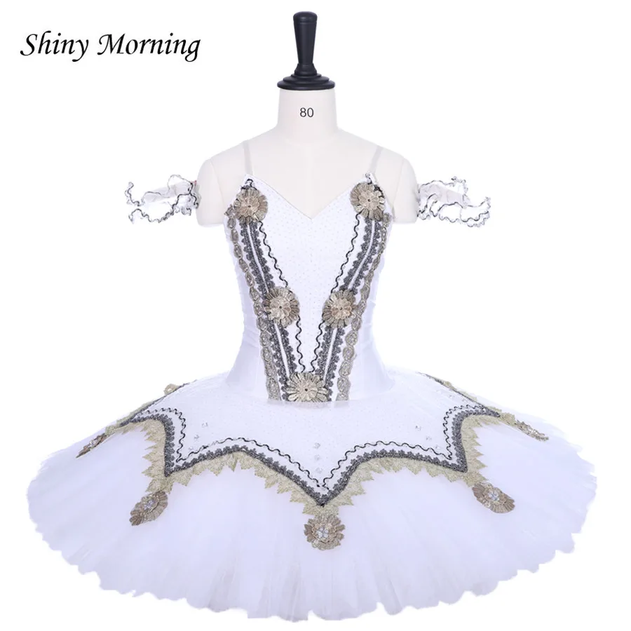 Dulcimer Professional Ballet Tutu white Waltz of the Flowers For Adults Girls Dress | Тематическая одежда и униформа