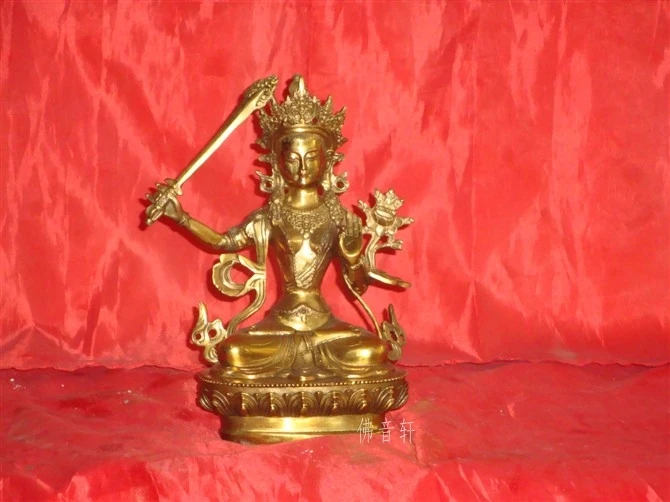 

Bronze gift lovers Art copper With the sword bodhisattva sword tara buddha juggernaughts statue