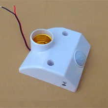 E27 база человеческого тела инфракрасная Индукционная лампа держатель E27 человека индукции переключающая головка лампы, коридор, чувствительным к задержкам 220 V