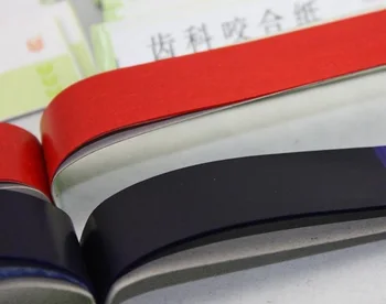 

High Quality 2 Boxes dental Articulating Paper Red Strips Hot sale RED & BLUE(400 SHEETS) Dental Lab Products