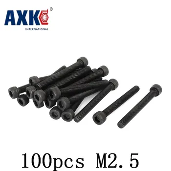 

Axk 12.9 Alloy Steel Blackening Hex Socket Head Cap Screw 100pcs M2.5x6 Mm Flat Head Countersunk Head Black Grade