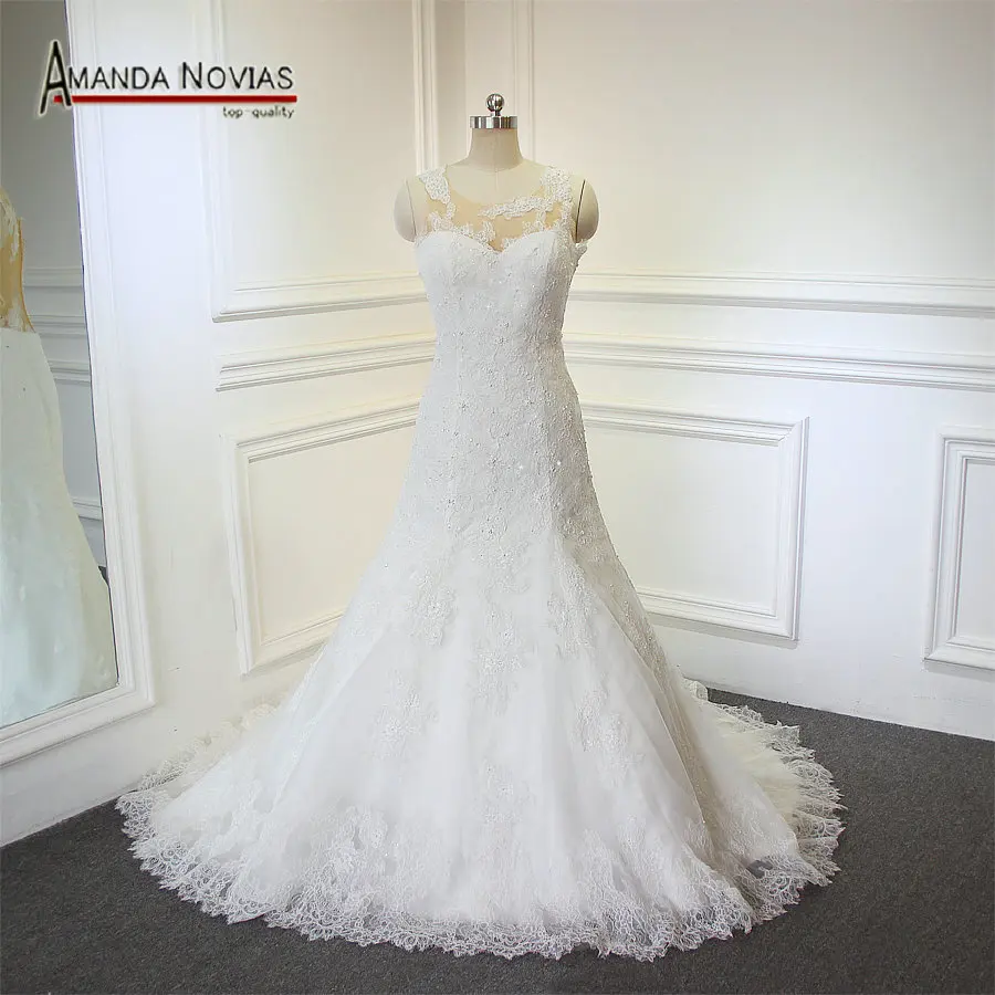 Vestido de noiva/2019 Новое поступление, кружевное свадебное платье с русалочкой Амандой нойвас