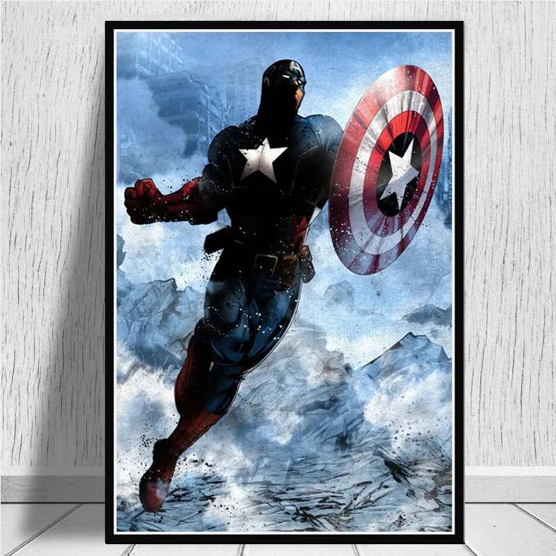 MARVEL COMICS Characters PHOTO Print POSTER Captain America Deadpool Iron Man 05
